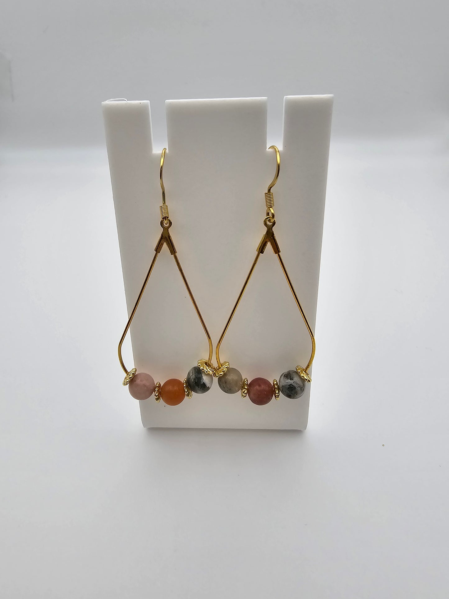 Boho Natural Stone Earrings